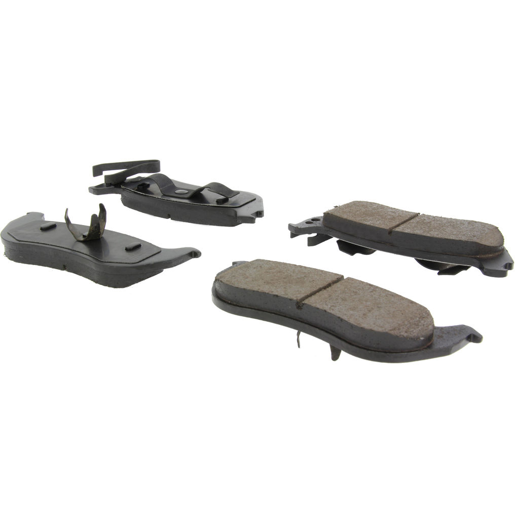 Premium Ceramic Disc Brake Pad, with Shims and Hardware, 2-Wheel Set