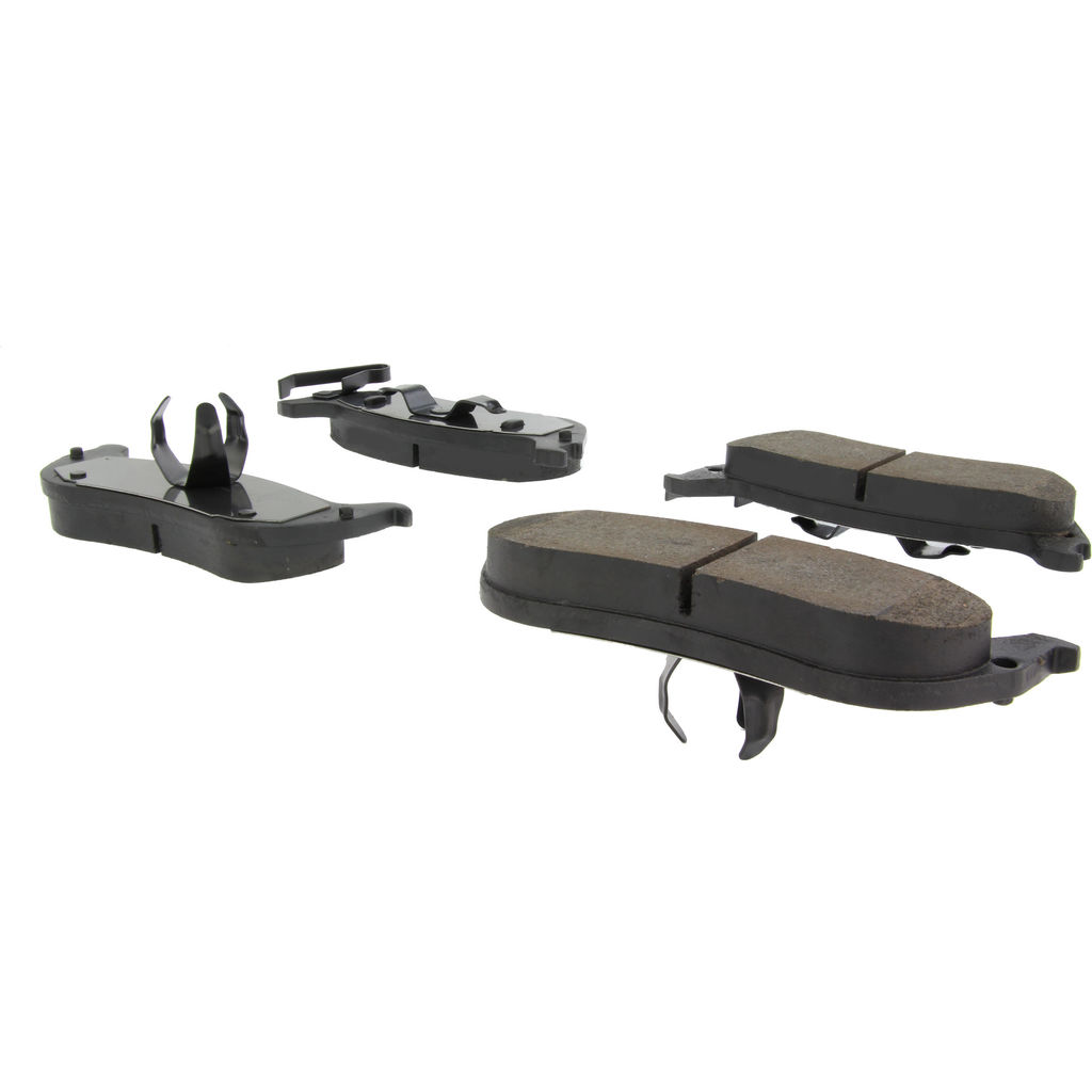 Premium Ceramic Disc Brake Pad, with Shims and Hardware, 2-Wheel Set