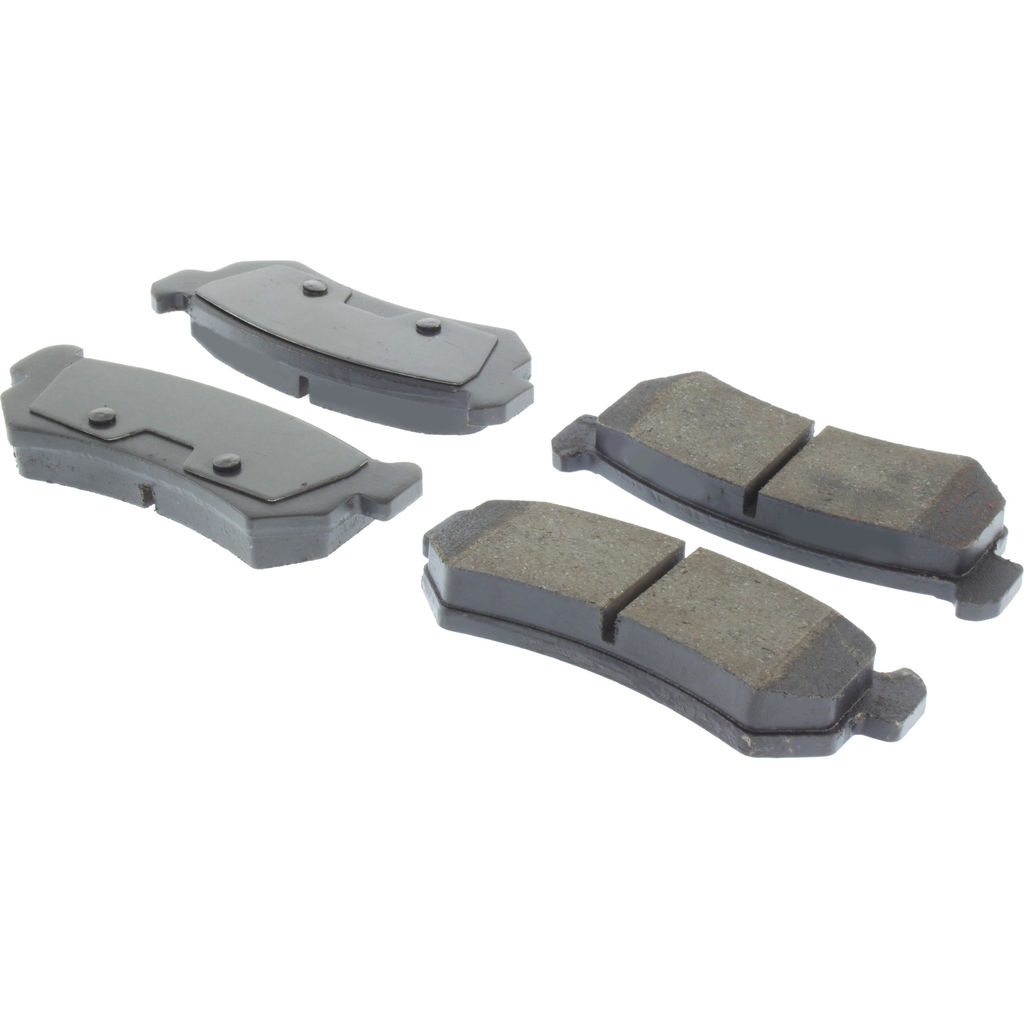 Premium Ceramic Disc Brake Pad, with Shims and Hardware, 2-Wheel Set