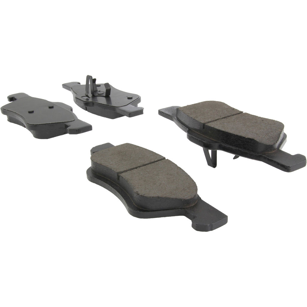 Premium Ceramic Disc Brake Pad, with Shims and Hardware, 2-Wheel Set