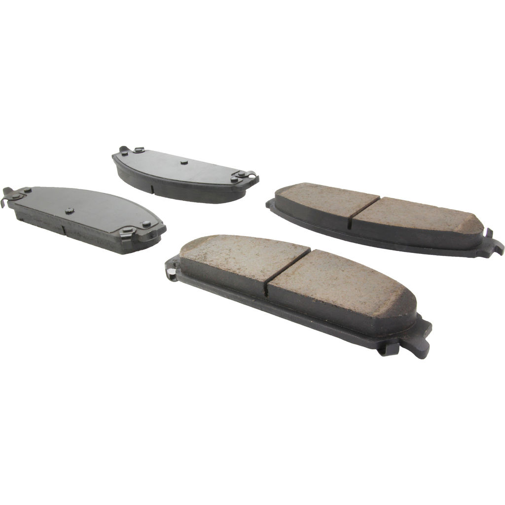 Premium Ceramic Disc Brake Pad, with Shims and Hardware, 2-Wheel Set