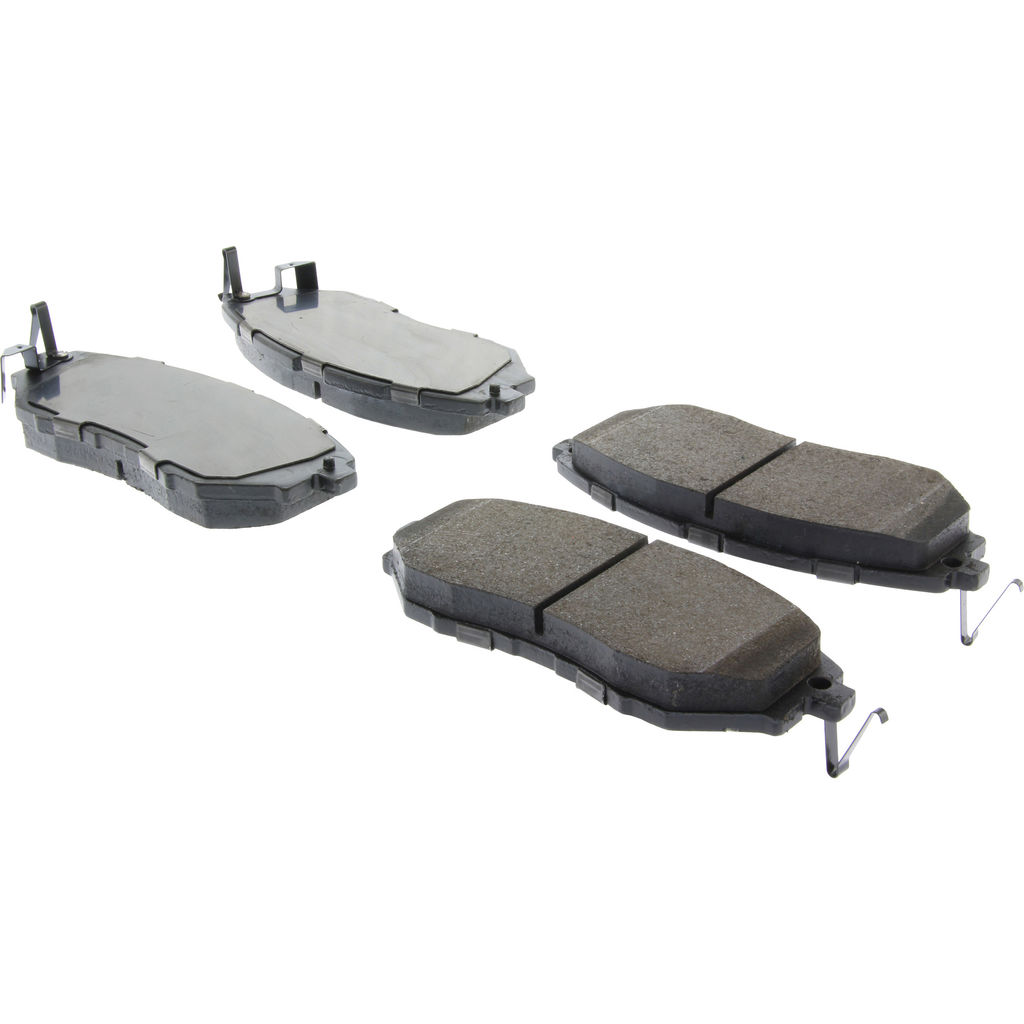 Premium Ceramic Disc Brake Pad, with Shims and Hardware, 2-Wheel Set
