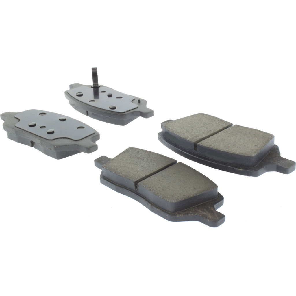 Premium Ceramic Disc Brake Pad, with Shims and Hardware, 2-Wheel Set