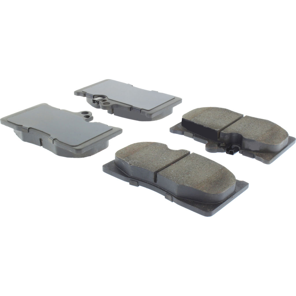 Premium Ceramic Disc Brake Pad, with Shims and Hardware, 2-Wheel Set