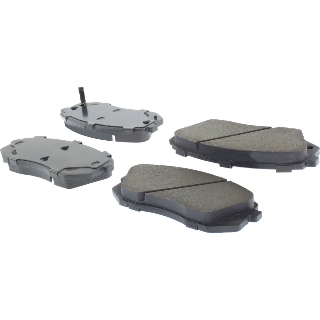 Premium Ceramic Disc Brake Pad, with Shims and Hardware, 2-Wheel Set