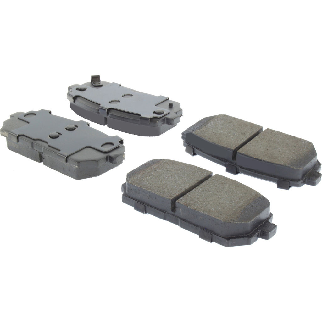 Premium Ceramic Disc Brake Pad, with Shims and Hardware, 2-Wheel Set