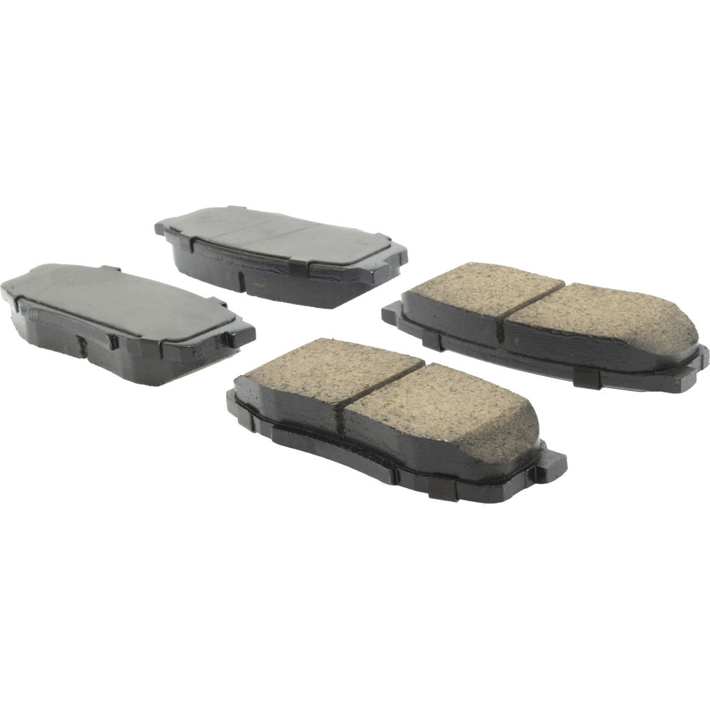 Premium Ceramic Disc Brake Pad, with Shims and Hardware, 2-Wheel Set