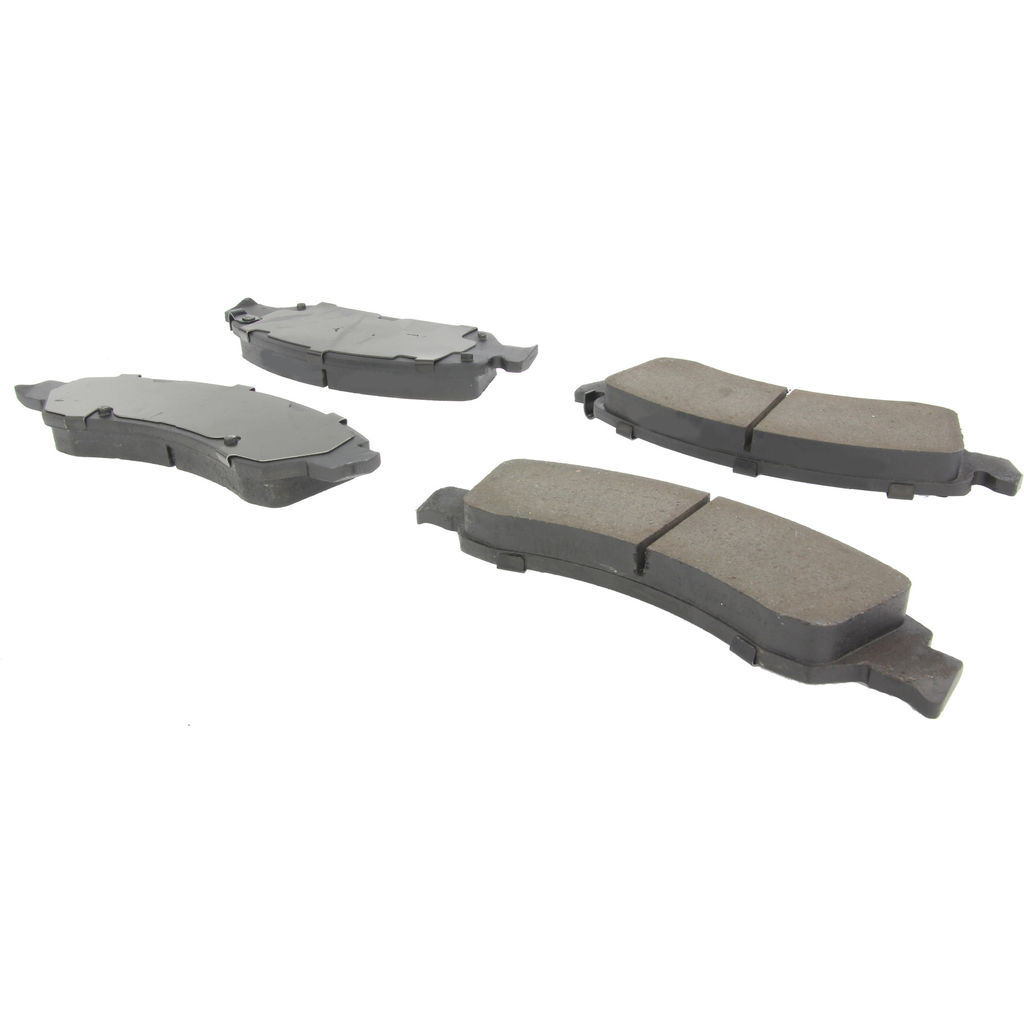 Premium Ceramic Disc Brake Pad, with Shims and Hardware, 2-Wheel Set