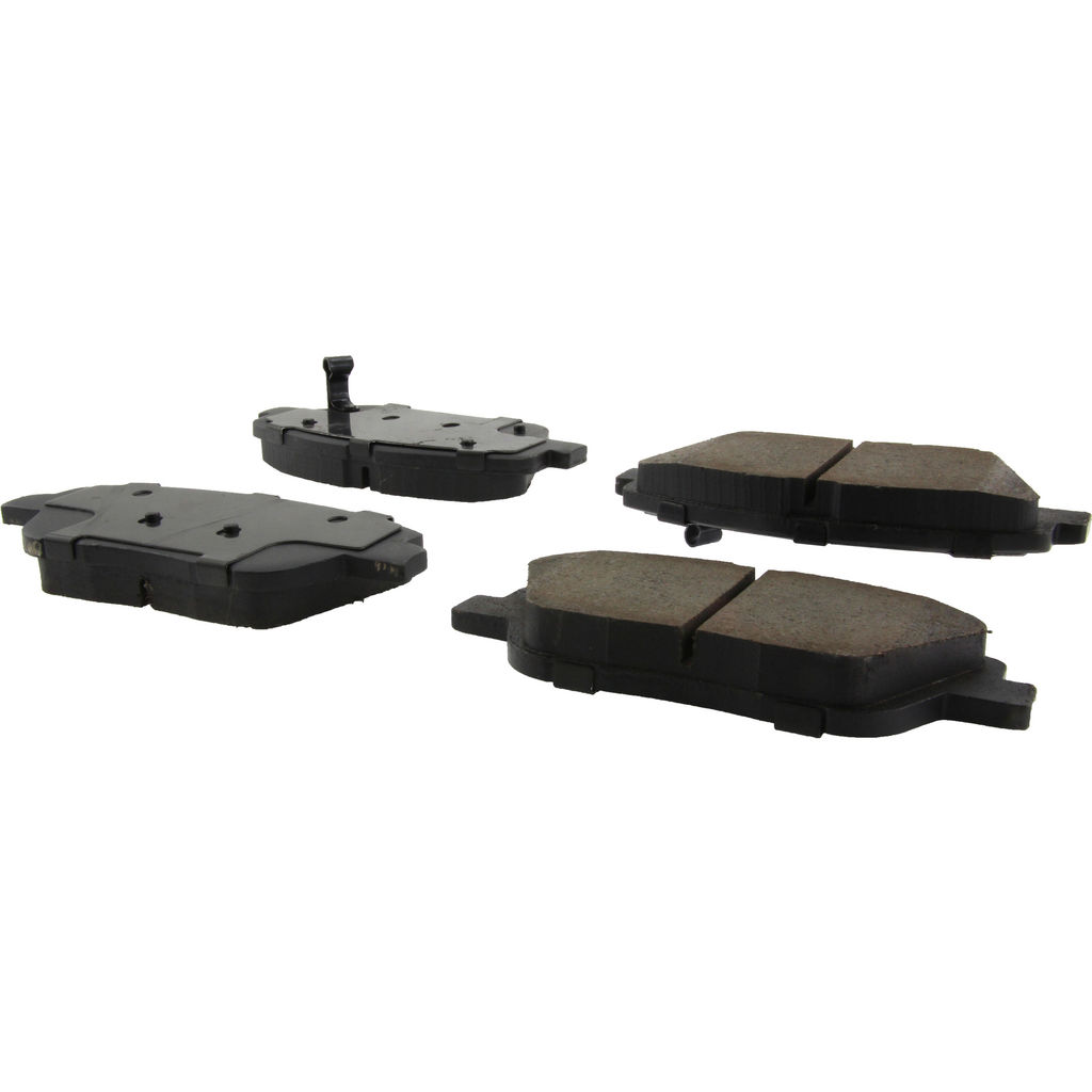 Premium Ceramic Disc Brake Pad, with Shims and Hardware, 2-Wheel Set