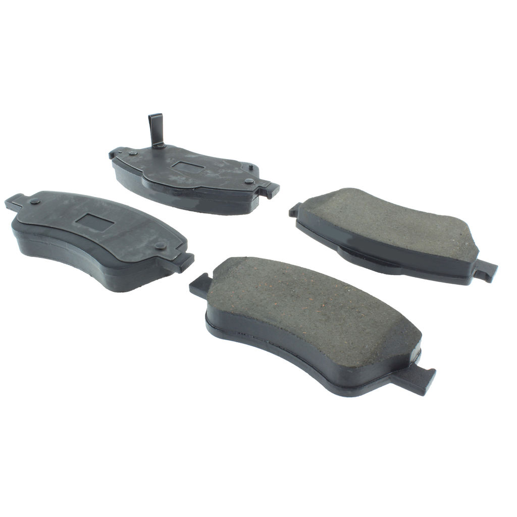 Premium Ceramic Disc Brake Pad, with Shims and Hardware, 2-Wheel Set