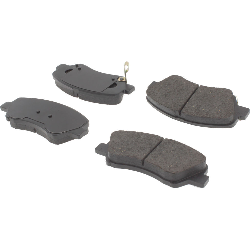 Premium Ceramic Disc Brake Pad, with Shims and Hardware, 2-Wheel Set