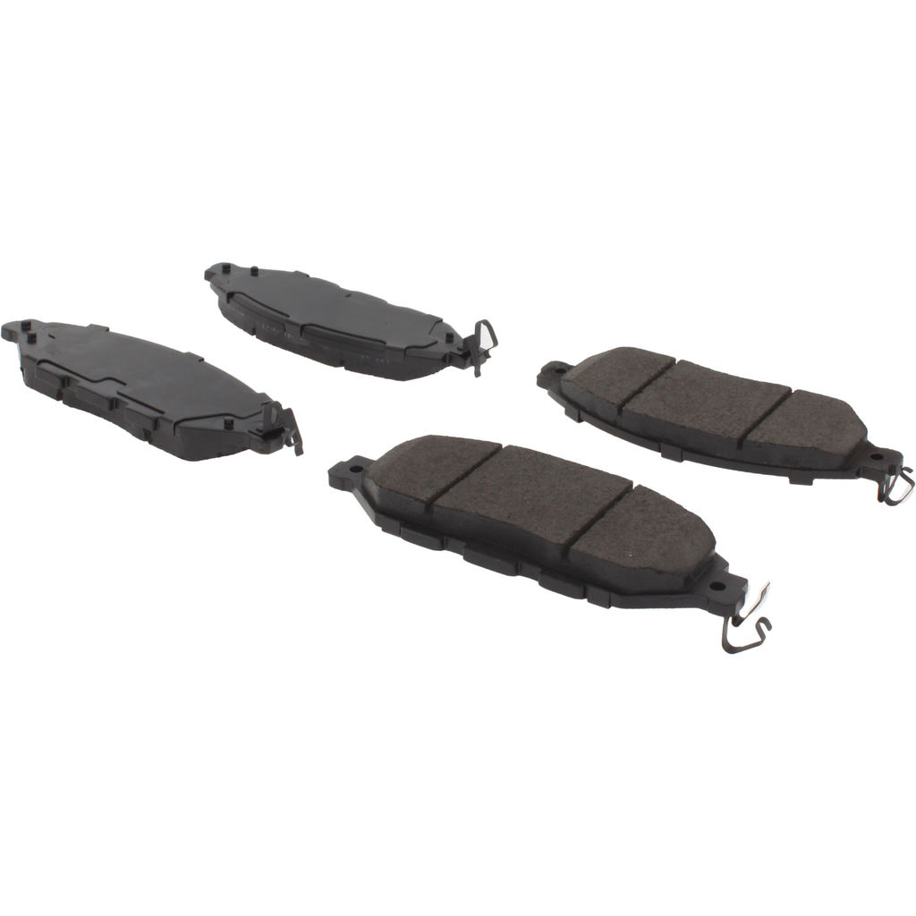 Premium Ceramic Disc Brake Pad, with Shims and Hardware, 2-Wheel Set