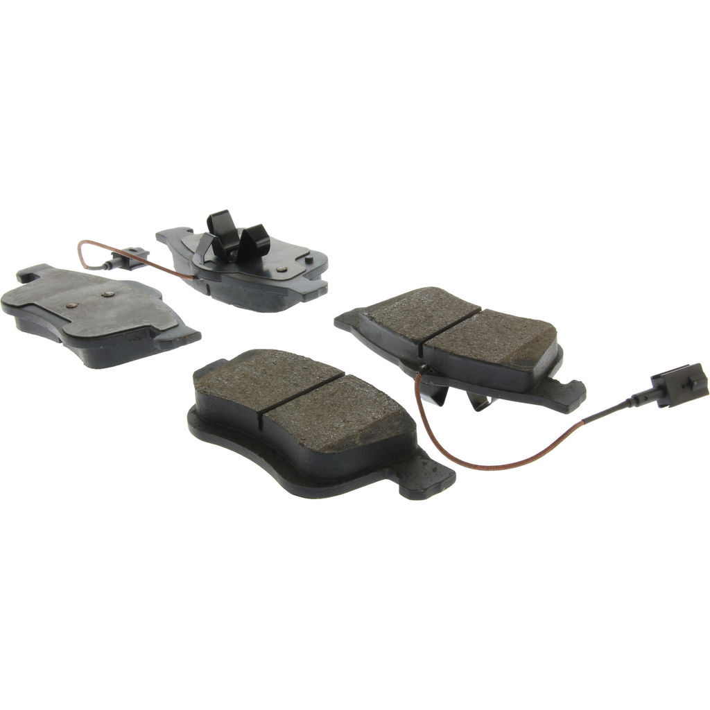 Premium Ceramic Disc Brake Pad, with Shims and Hardware, 2-Wheel Set