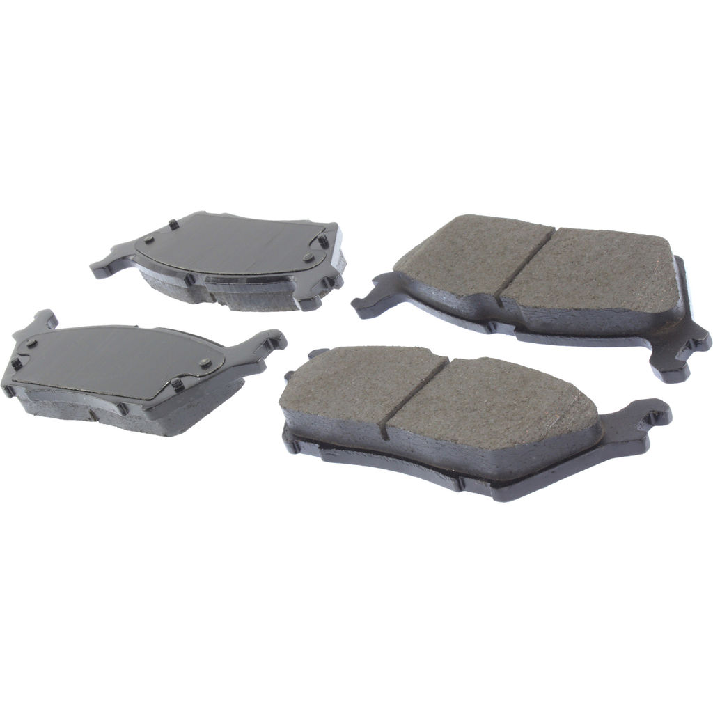 Premium Ceramic Disc Brake Pad, with Shims and Hardware, 2-Wheel Set