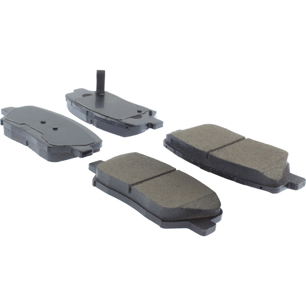 Premium Ceramic Disc Brake Pad, with Shims and Hardware, 2-Wheel Set