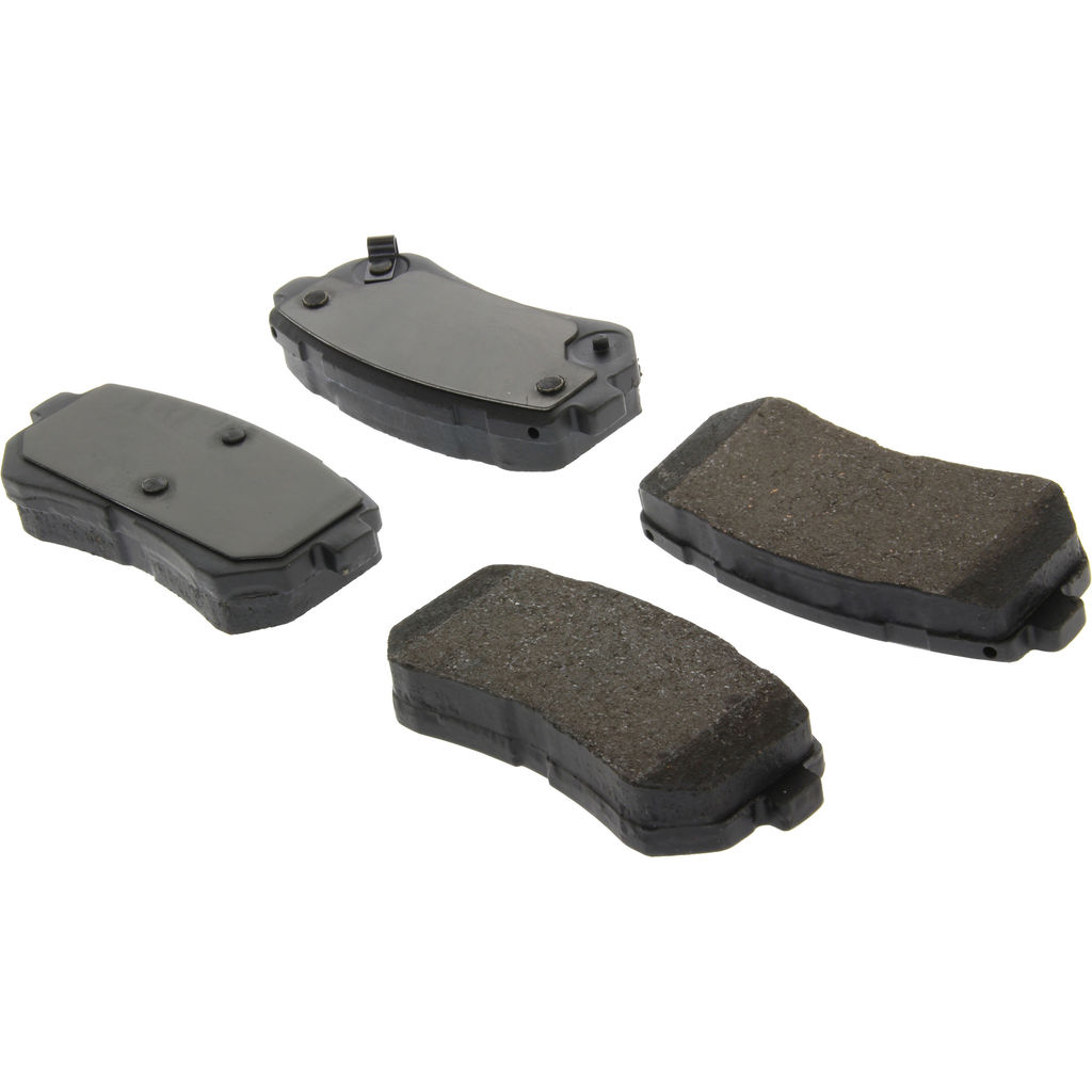 Premium Ceramic Disc Brake Pad, with Shims and Hardware, 2-Wheel Set