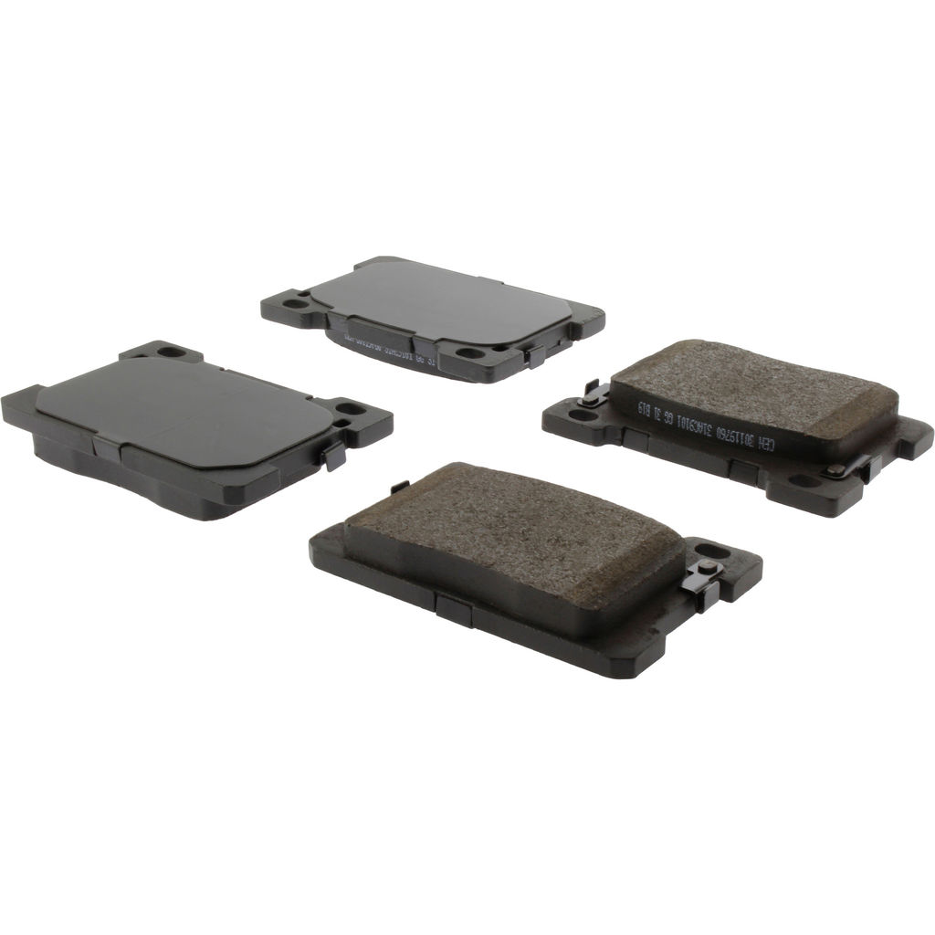 Premium Ceramic Disc Brake Pad, with Shims, 2-Wheel Set
