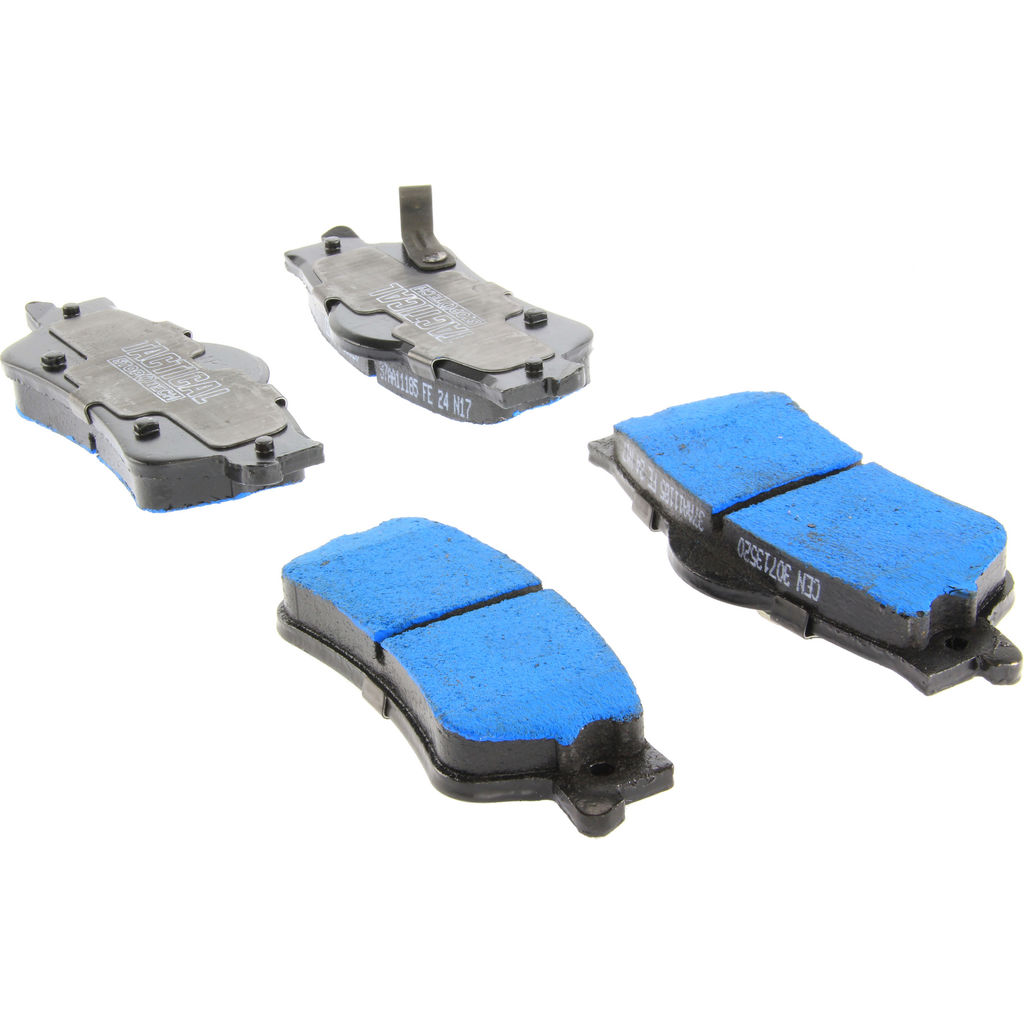 Tactical Police Duty Disc Brake Pad Set, with Hardware, 2-Wheel Set