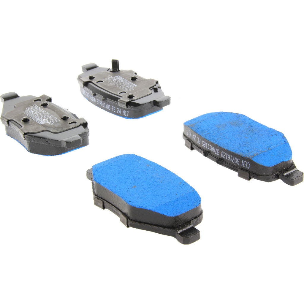 Tactical Police Duty Disc Brake Pad Set, with Hardware, 2-Wheel Set