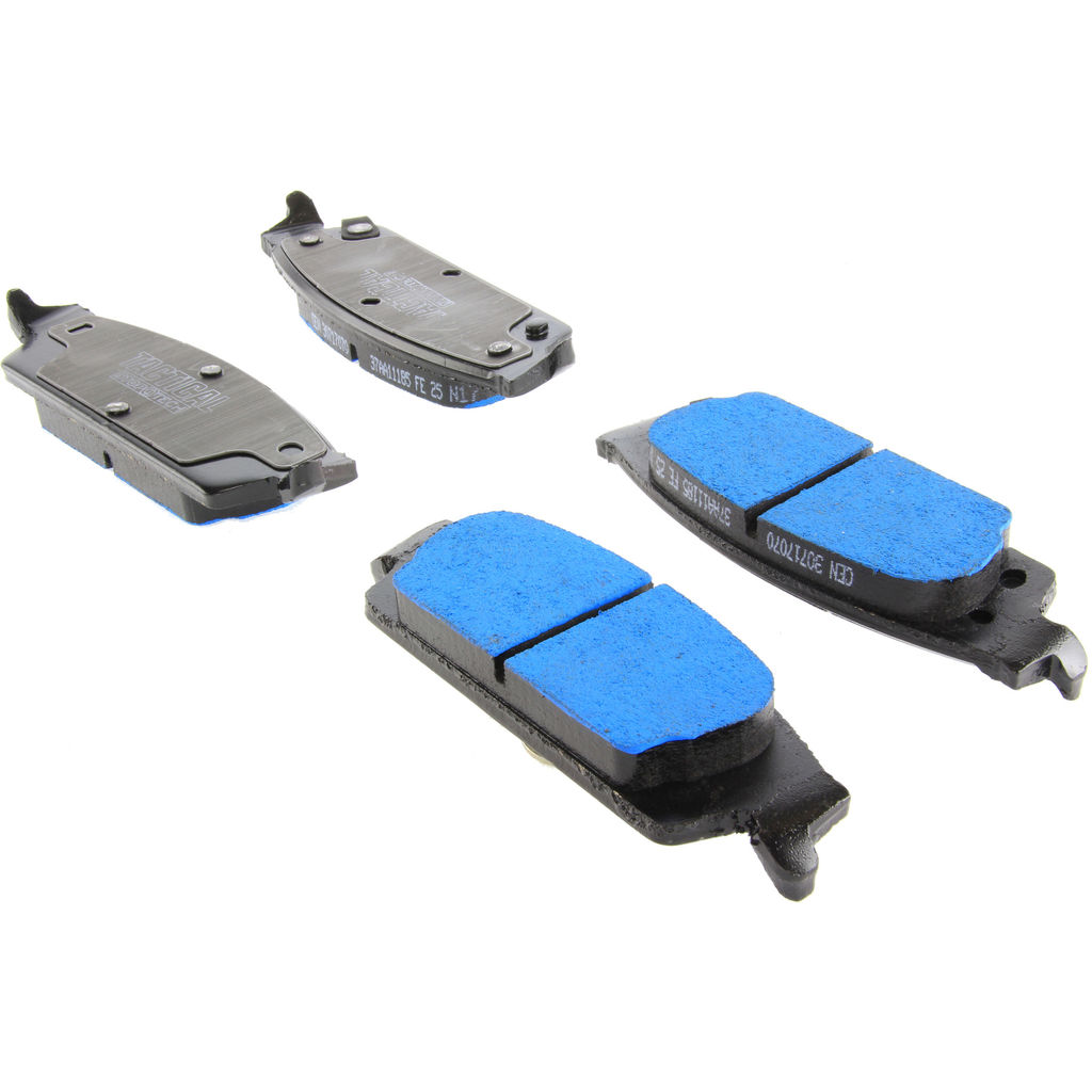 Tactical Police Duty Disc Brake Pad Set, with Hardware, 2-Wheel Set