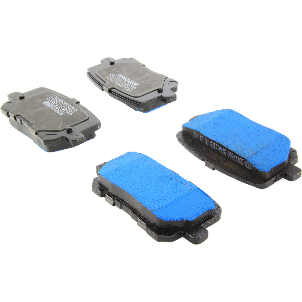 Tactical Police Duty Disc Brake Pad Set, with Hardware, 2-Wheel Set