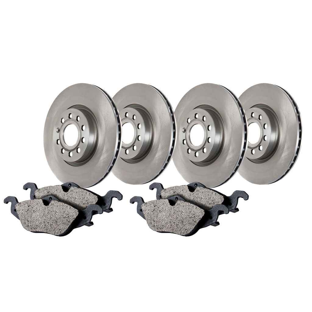 Centric 905.33077 - Select Axle Pack Disc Brake Upgrade Kit - Rotor and Pad, 4-Wheel Set