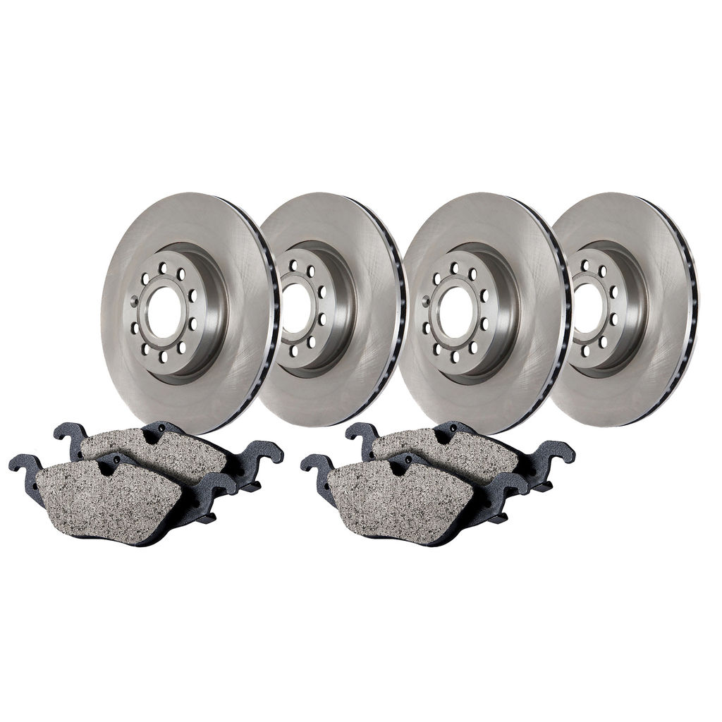 Centric 905.39020 - Select Disc Brake Upgrade Kit - Rotor and Pads, 4 Wheel Set