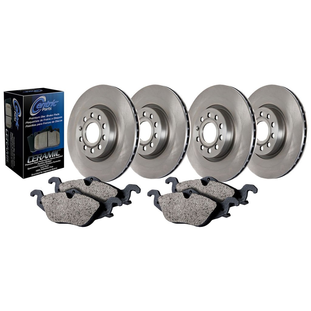 Centric 905.61029 - Select Axle Pack Disc Brake Upgrade Kit - Rotor and Pad, 4-Wheel Set