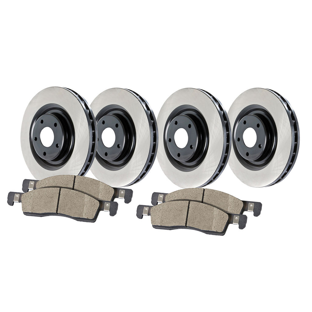 Centric 906.33225 - Preferred Axle Pack Disc Brake Kit - Rotor and Pad, 4-Wheel Set