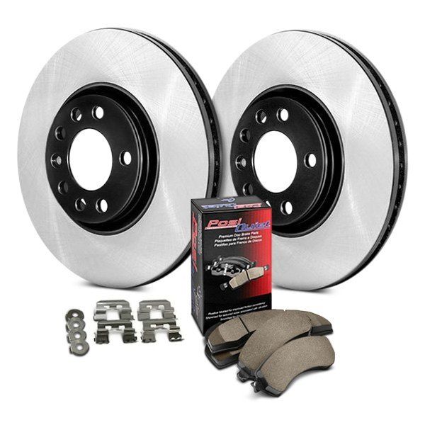 Centric 909.33585 - Preferred Pack Single Axle Disc Brake Kit - Rotor and Pad, 2-Wheel Set
