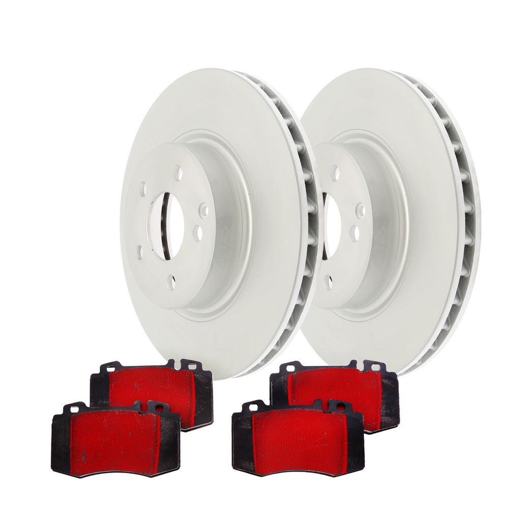 Centric 910.34538 - OE Elite Brake Rotors and Pads Kit, 2 Wheel Set