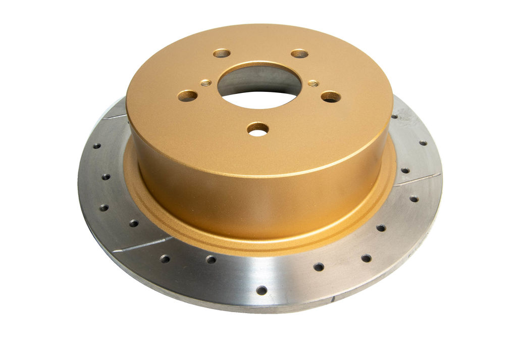 DBA DBA2661X - Drilled and Slotted Street XS Gold Brake Rotor, Sold Individually