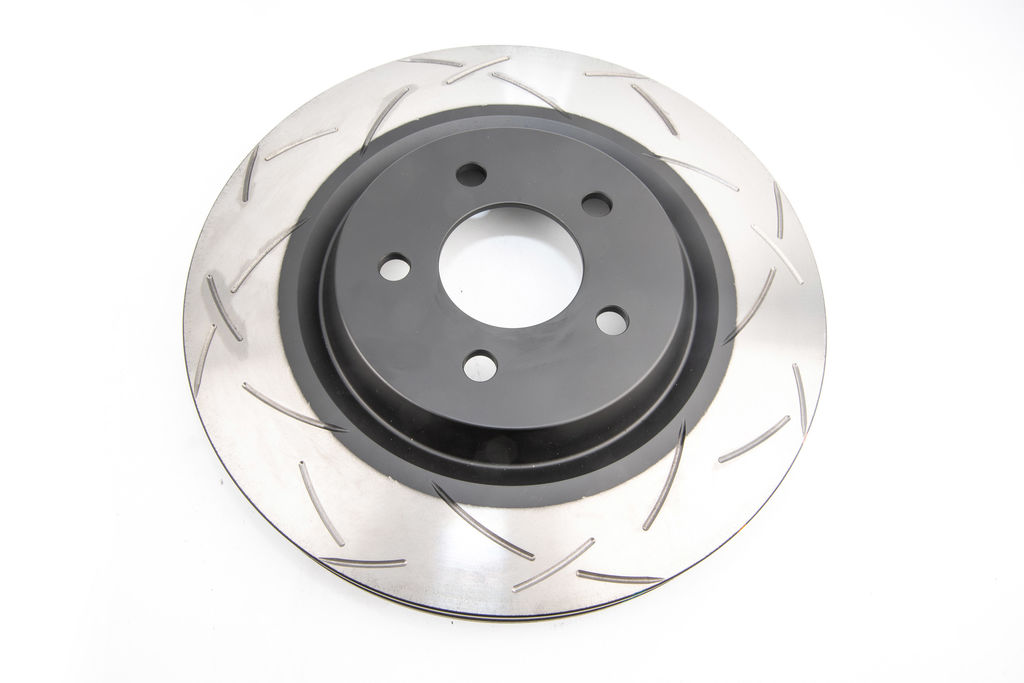 DBA DBA4069S - Slotted 4000 Series T3 Black Brake Rotor with Kangaroo Paw Vanes, Sold Individually