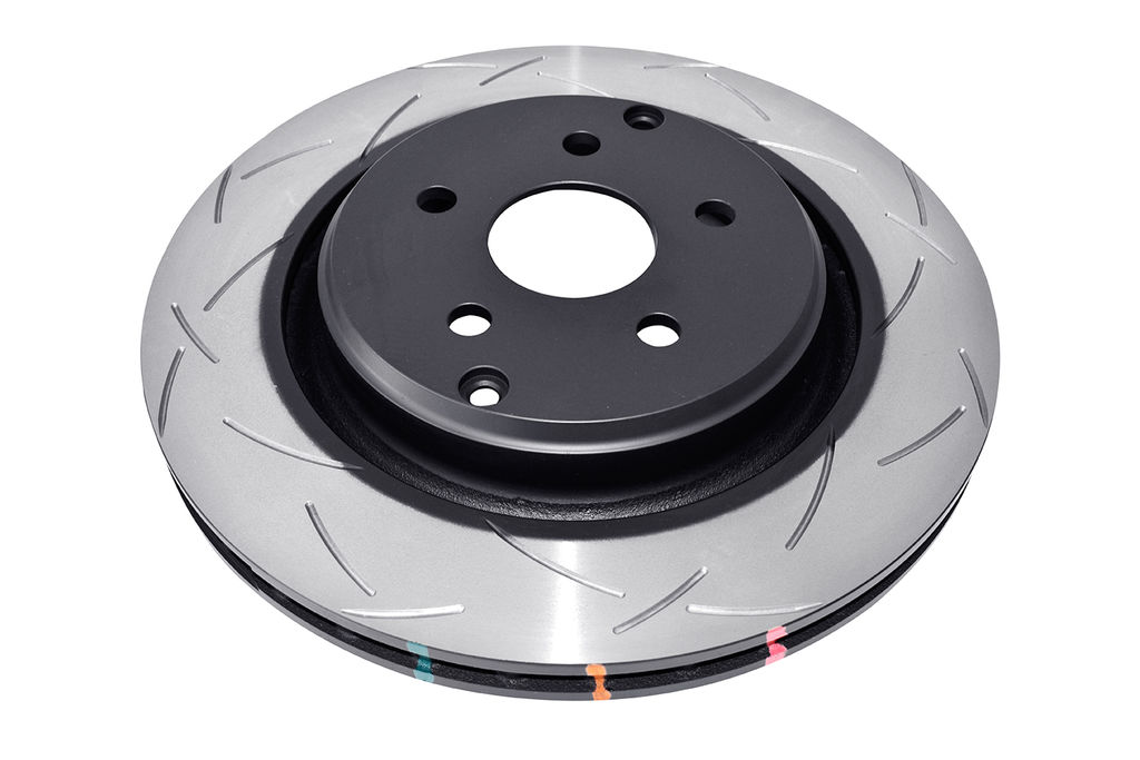 DBA DBA42031S - Slotted 4000 Series T3 Black Brake Rotor with Kangaroo Paw Vanes, Sold Individually