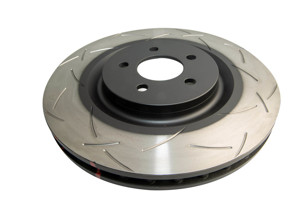 DBA DBA42124S - Slotted 4000 Series T3 Black Brake Rotor with Kangaroo Paw Vanes, Sold Individually