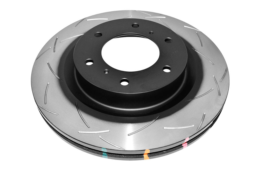 DBA DBA42216S - Slotted 4000 Series T3 Black Brake Rotor with Kangaroo Paw Vanes, Sold Individually