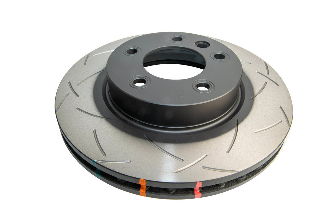 DBA DBA42244S - Slotted 4000 Series T3 Black Brake Rotor with Kangaroo Paw Vanes, Sold Individually