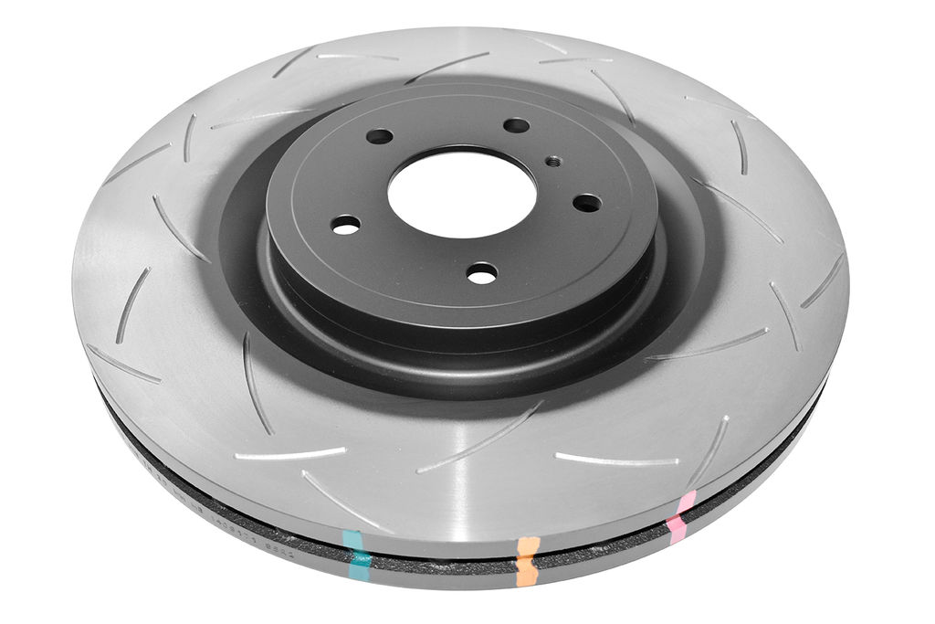DBA DBA42314S - Slotted 4000 Series T3 Black Brake Rotor with Kangaroo Paw Vanes, Sold Individually