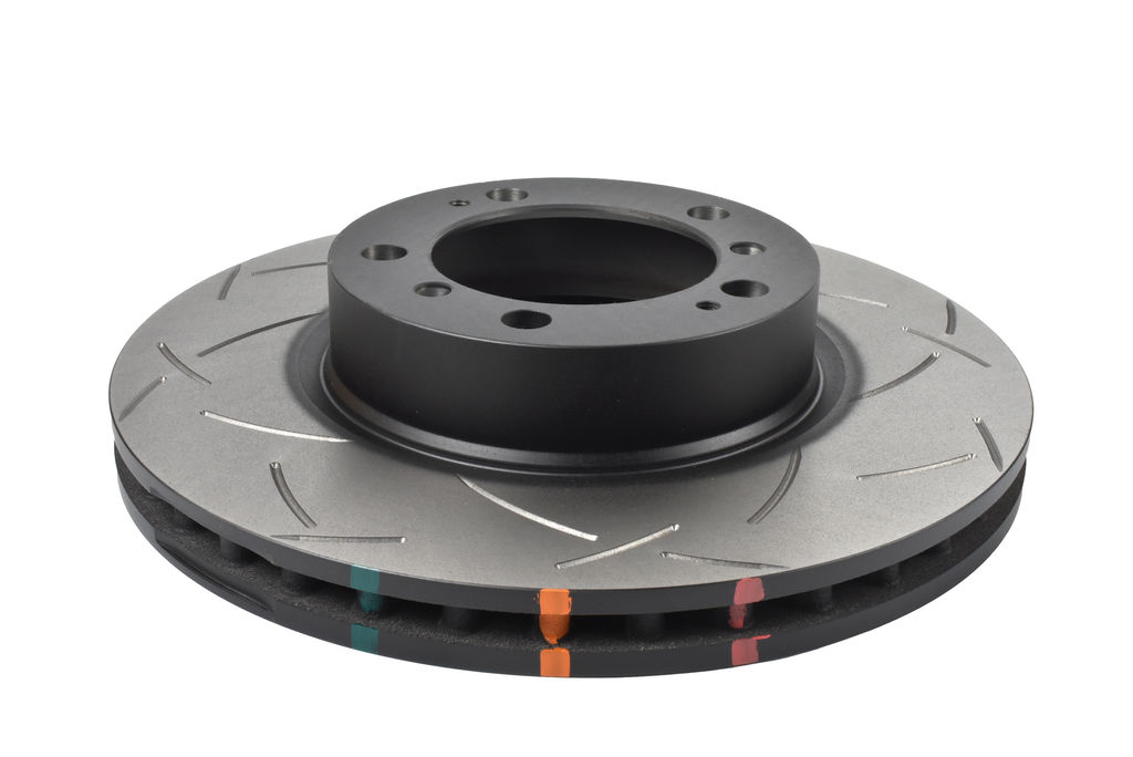 DBA DBA42394S - Slotted 4000 Series T3 Black Brake Rotor with Kangaroo Paw Vanes, Sold Individually