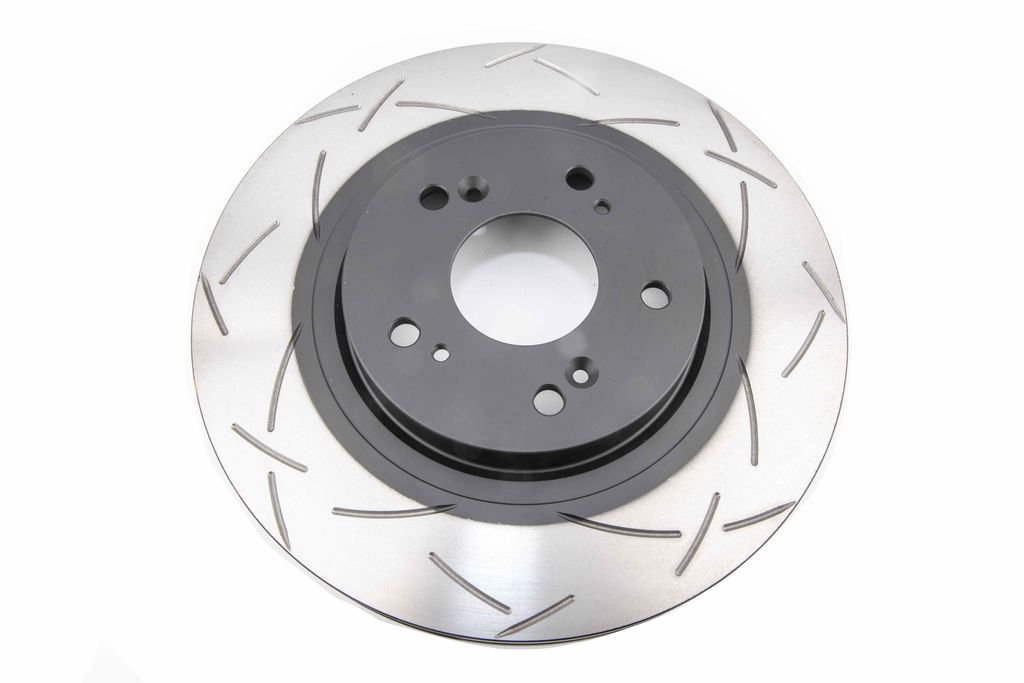 DBA DBA42510S - Slotted 4000 Series T3 Black Brake Rotor with Kangaroo Paw Vanes, Sold Individually