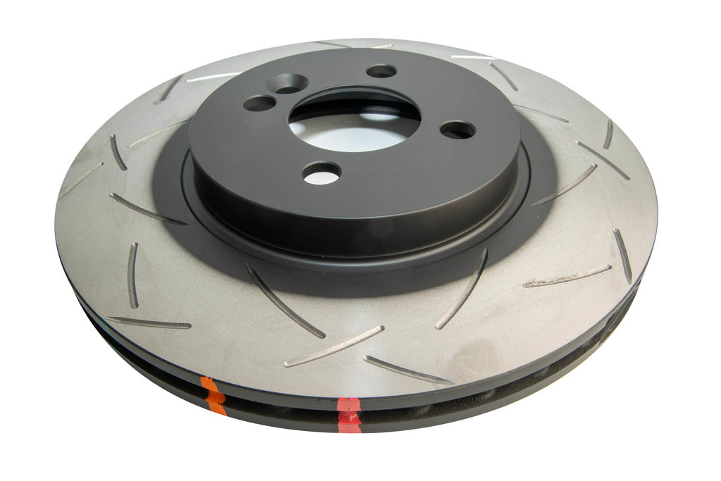 DBA DBA42524S - Slotted 4000 Series T3 Black Brake Rotor with Kangaroo Paw Vanes, Sold Individually