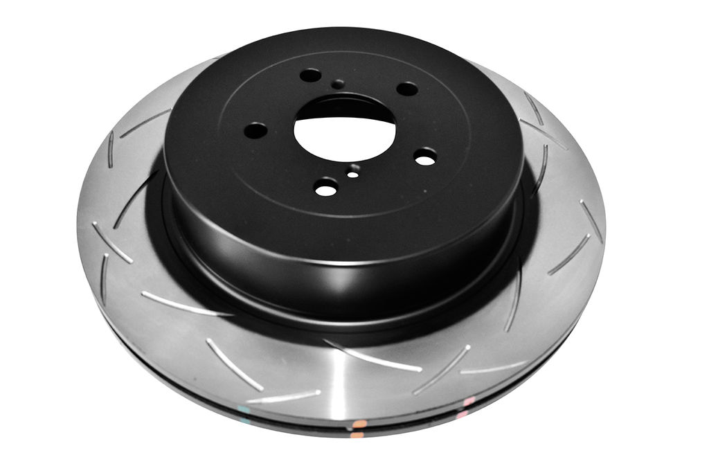 DBA DBA42657S - Slotted 4000 Series T3 Black Brake Rotor with Kangaroo Paw Vanes, Sold Individually