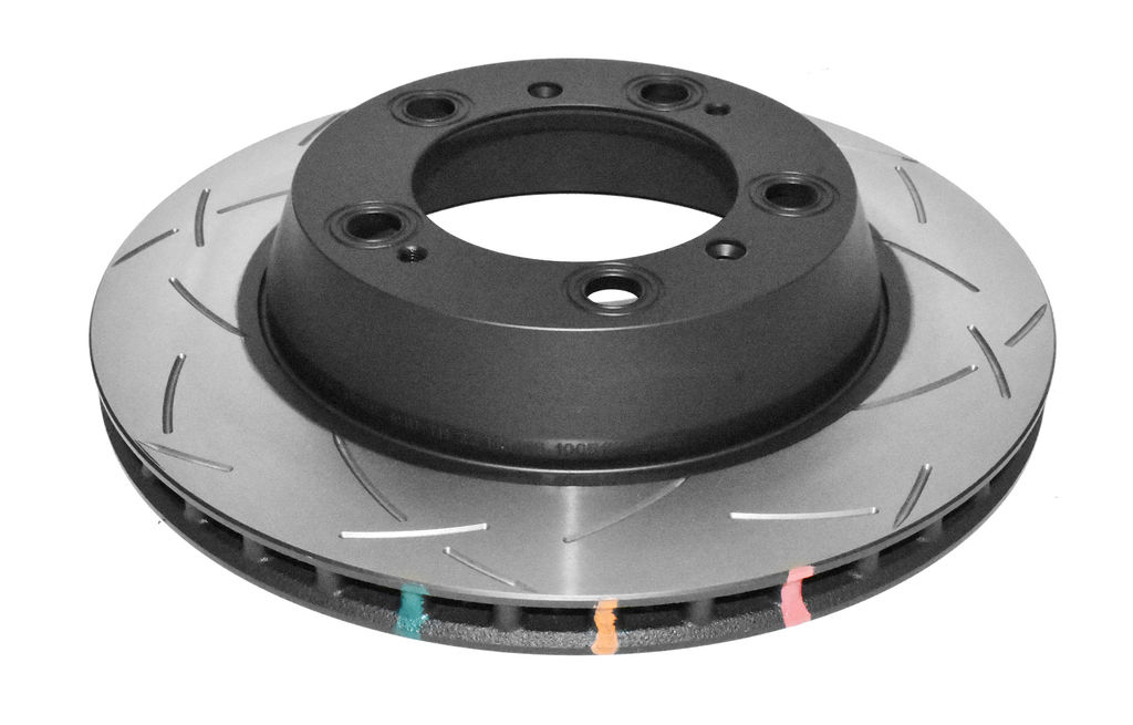 DBA DBA42395S - Slotted 4000 Series T3 Black Brake Rotor with Kangaroo Paw Vanes, Sold Individually