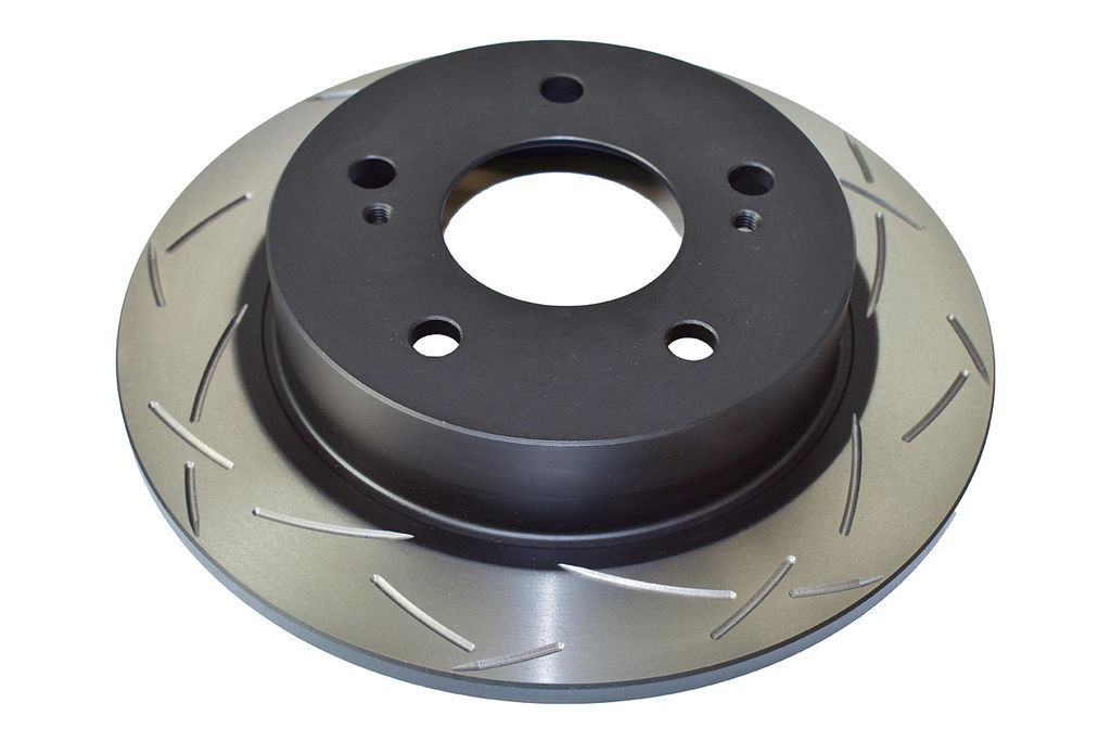 DBA DBA4906S - Slotted 4000 Series T3 Black Brake Rotor, Sold Individually