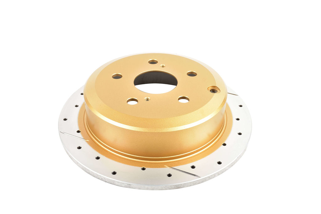 DBA DBA2707X - Drilled and Slotted Street XS Gold Brake Rotor, Sold Individually