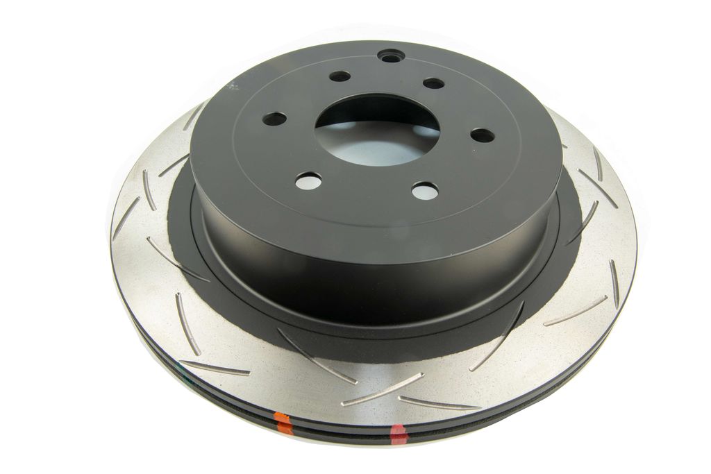 DBA DBA42311S - Slotted 4000 Series T3 Black Brake Rotor with Kangaroo Paw Vanes, Sold Individually