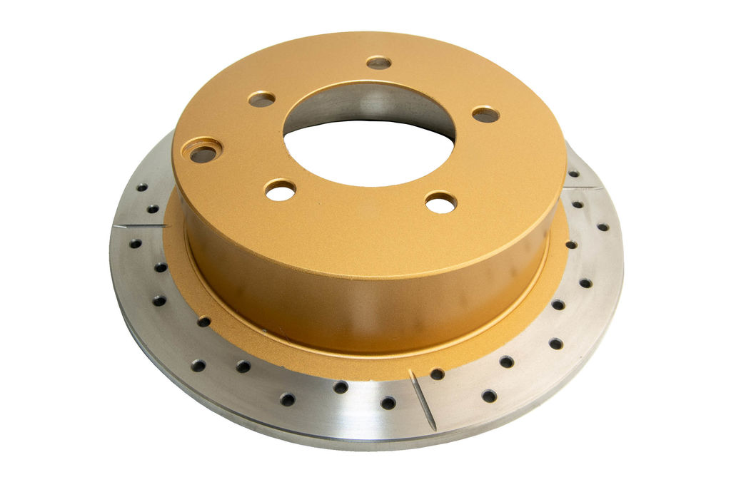 DBA DBA2209X - Drilled and Slotted Street XS Gold Brake Rotor, Sold Individually