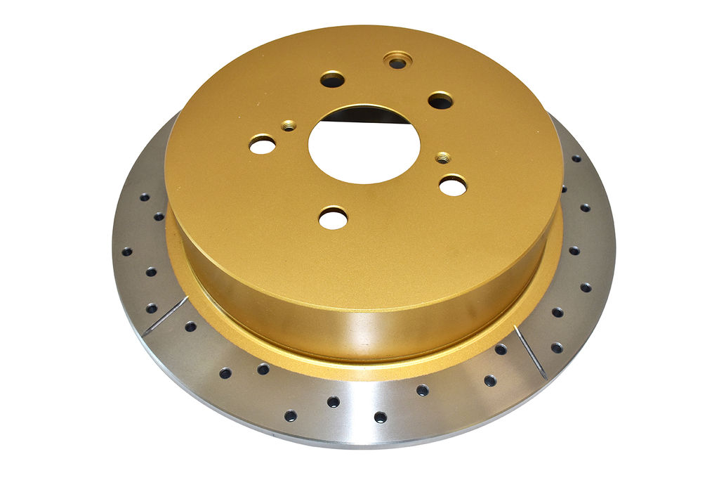 DBA DBA2733X - Drilled and Slotted Street XS Gold Brake Rotor, Sold Individually