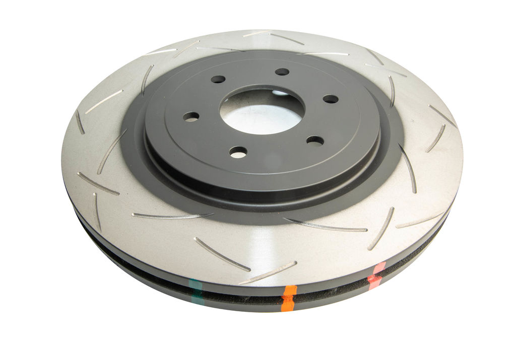 DBA DBA42312S - Slotted 4000 Series T3 Black Brake Rotor with Kangaroo Paw Vanes, Sold Individually