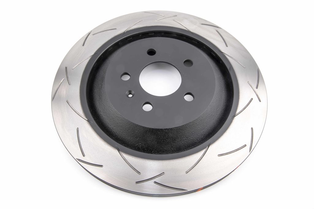 DBA DBA43003S - Slotted 4000 Series T3 Black Brake Rotor with Kangaroo Paw Vanes, Sold Individually